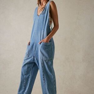 Free People We The Free High Roller Jumpsuit size S